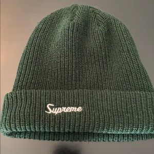 Supreme Hat Dark Green Beanie 100% acrylic